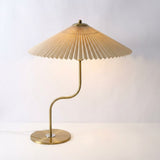 Bordlampe med parasolform – USB-drevet stemningslampe med touch