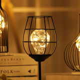 Bordlampe i metal med stofskærm – klassisk bordbelysning i tre former