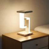 Bordlampe med svæveeffekt – designlampe med trådløs opladning