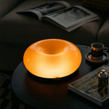 Bordlampe i glas med donutform