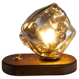 Bordlampe i isglas – moderne