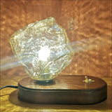 Bordlampe i isglas – moderne