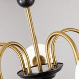 Lysekrone i glas – nordisk loftlampe til stuen