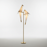 Bordlampe med origamiform – magnetisk LED-lampe i fugleform