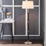 Gulvlampe i stof – postmoderne enkel standerlampe til stuen