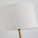 Gulvlampe i stof – postmoderne enkel standerlampe til stuen
