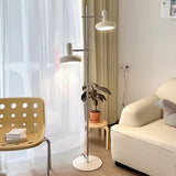 Gulvlampe i glas med to arme – vintage bauhaus standerlampe