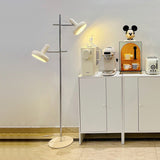 Gulvlampe i glas med to arme – vintage bauhaus standerlampe