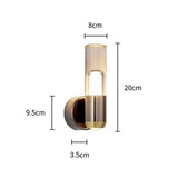 Moderne minimalistisk cylindervæglampe