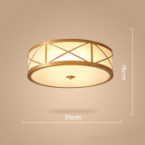 Loftlampe med tromleskærm i geometrisk glas – antik loftbelysning