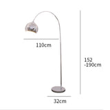 Designer-gulvlampe i metal – bauhaus standerlampe