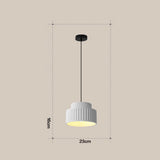 Pendel i resin – moderne bauhaus hængelampe