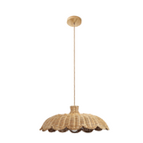 Rattanpendel – boho flettet hængelampe