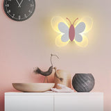 LED-væglampe med sommerfuglemotiv – dekorativ vægbelysning til børneværelset