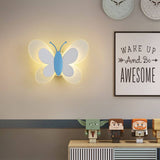 LED-væglampe med sommerfuglemotiv – dekorativ vægbelysning til børneværelset