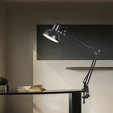 Skrivebordslampe med klemme – justerbar arbejdslampe med lang arm
