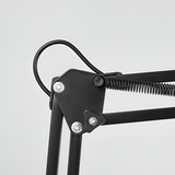 Skrivebordslampe med klemme – justerbar arbejdslampe med lang arm