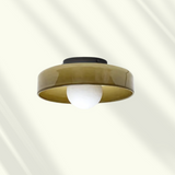 Loftlampe i farvet glas – moderne plafond i seks farver