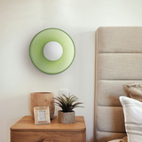 Loftlampe i farvet glas – moderne plafond i seks farver
