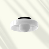 Loftlampe i farvet glas – moderne plafond i seks farver