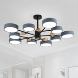 Loftlampe i akryl med LED – moderne hængende loftbelysning