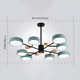 Loftlampe i akryl med LED – moderne hængende loftbelysning