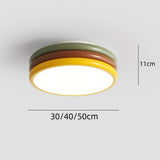 Loftlampe med kuppelform – farverig loftbelysning
