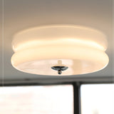 Loftlampe i glas – dansk bauhaus loftbelysning til stuen