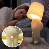 LED-bordlampe med foldedesign – natlampe og læselampe til børneværelset