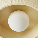 Loftlampe i creme – fransk enkel loftbelysning