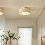 Loftlampe i creme – fransk enkel loftbelysning