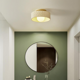 Loftlampe i creme – fransk enkel loftbelysning