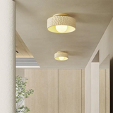 Loftlampe i creme – fransk enkel loftbelysning
