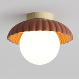 Loftlampe i glas – fransk loftbelysning
