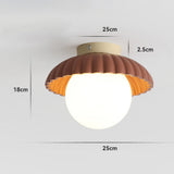 Loftlampe i glas – fransk loftbelysning