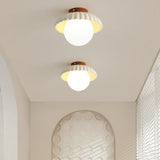 Loftlampe i glas – fransk loftbelysning