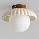 Loftlampe i glas – fransk loftbelysning