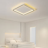 LED-loftlampe med hul firkant – geometrisk loftbelysning