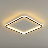 LED-loftlampe med hul firkant – geometrisk loftbelysning