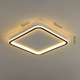 LED-loftlampe med hul firkant – geometrisk loftbelysning