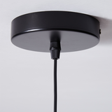 LED-rattanpendel med bladmotiv – hængelampe