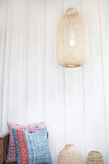 Pendellampe i bambus & silikone – Jorn | Nordisk design