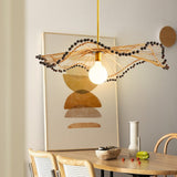 Moderne håndflettet rattanpendel