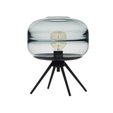 Designer-bordlampe med glasskærm – moderne