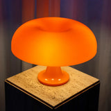 Bordlampe med svampeform – moderne natbordslampe med USB