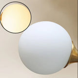 LED-loftlampe med glaskugle – loftbelysning