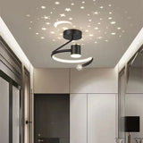 LED-loftlampe med stjernehimmel – moderne loftbelysning til børneværelset