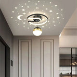 LED-loftlampe med stjernehimmel – moderne loftbelysning til børneværelset