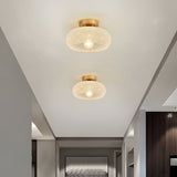 Loftlampe i glas – semi-plafond