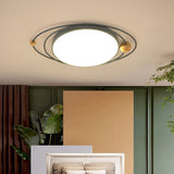 LED-loftlampe med planetmønster – loftbelysning